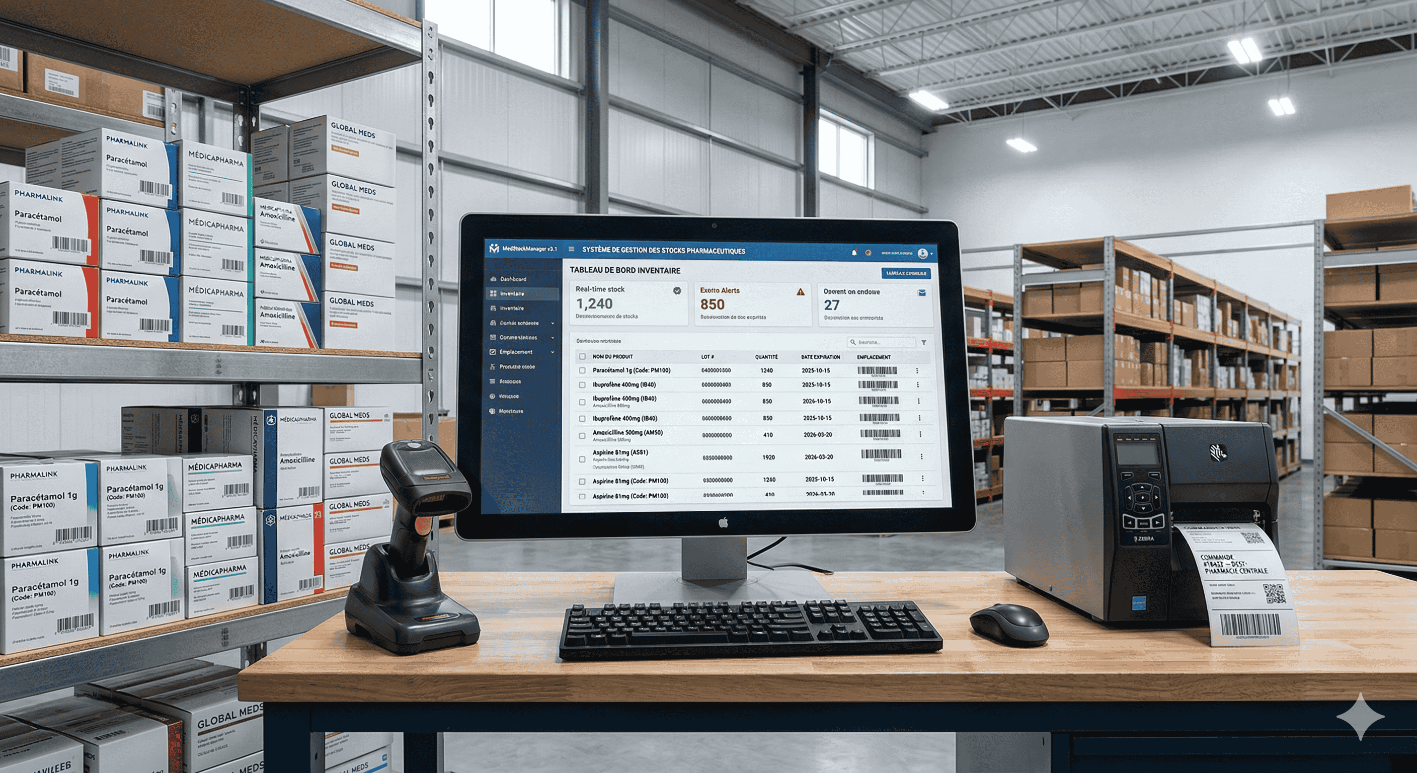 Pharmaceutical management project cover